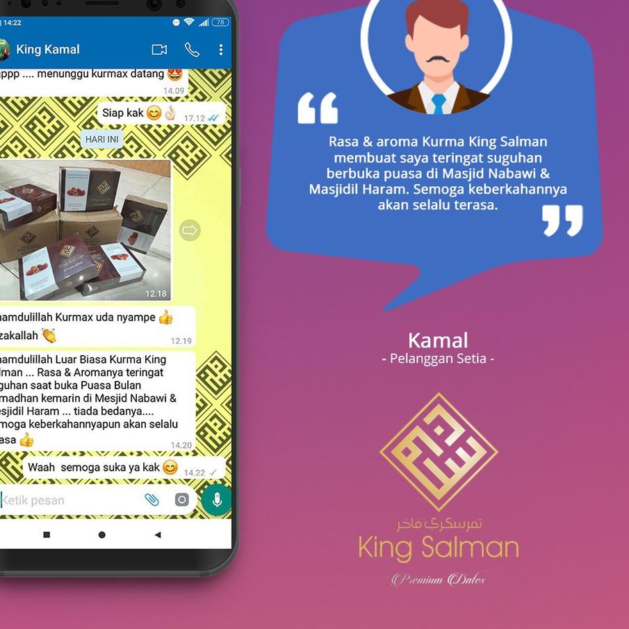 

Diskon✔️Kurma King Salman - Premium/VIP (1Box) Fresh 2022|RA5