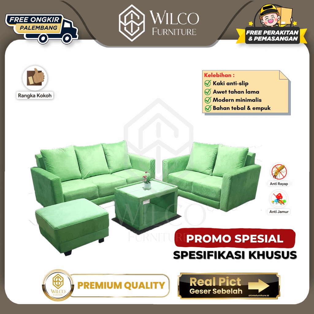 Sofa Minimalis Modern / Sofa Ruang Tamu 321 Dudukan / Sofa Promo