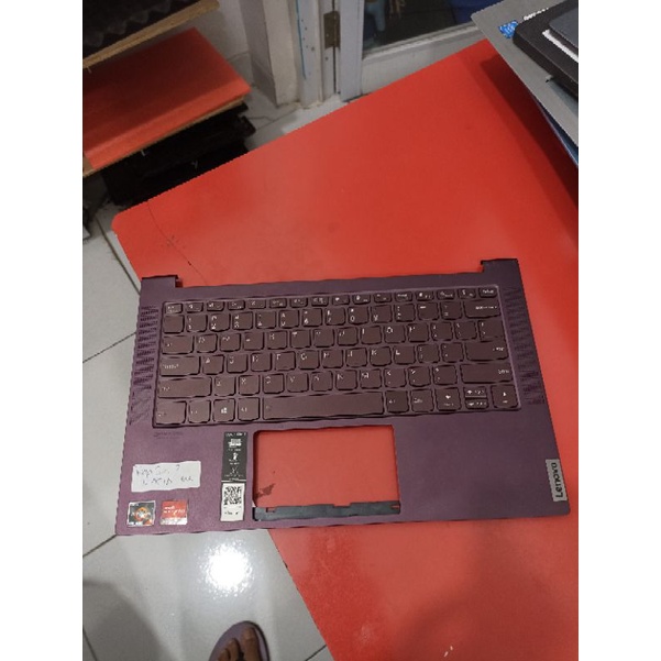 FRAME KEYBOARD LAPTOP Lenovo Yoga Slim 7 Original Mulus-FREE ONGKIR