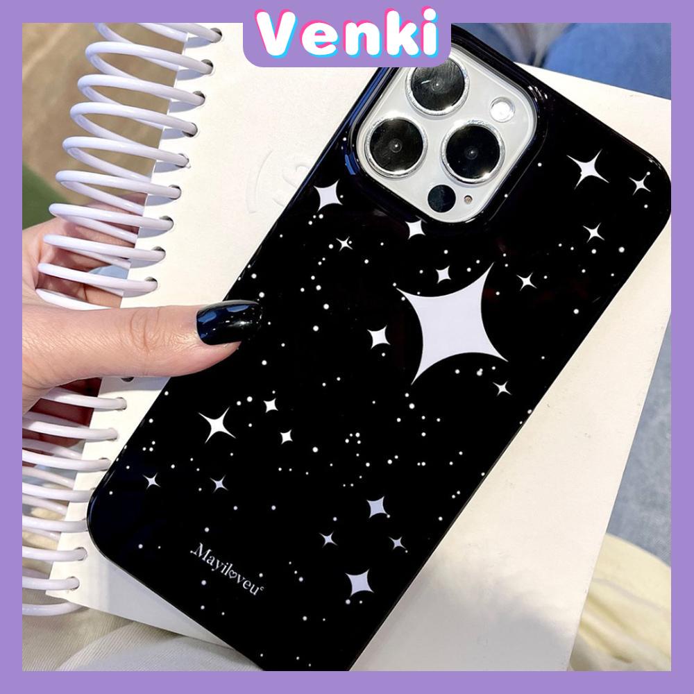 Case iPhone 14 Pro Max Soft TPU Candy Case Twinkling Star Glossy Black Case Camera Protection Shockproof For iPhone 13 12 11 Plus Pro Max 7 Plus X XR