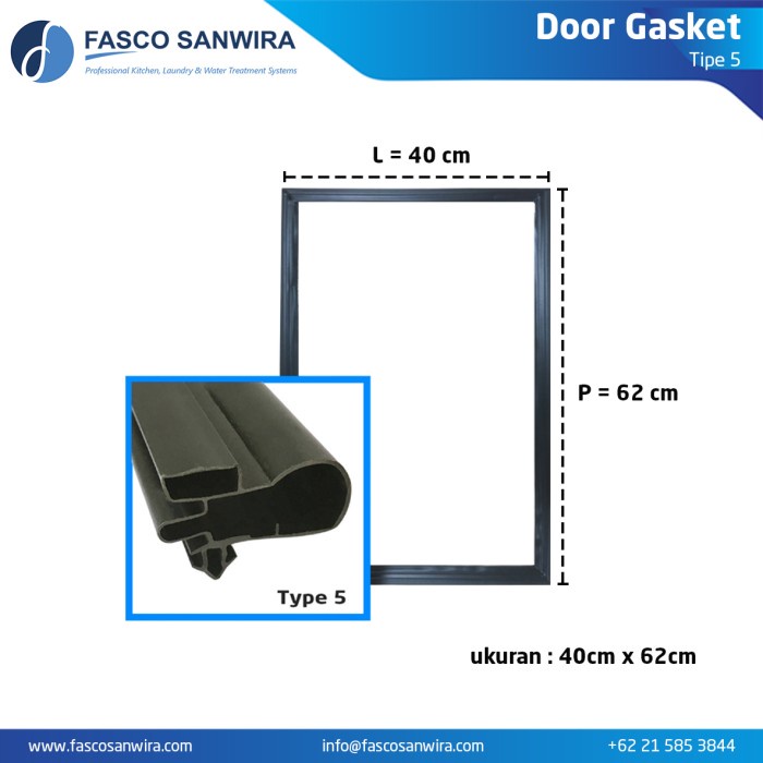 DOOR GASKET CHILLER, FREEZER / KARET CHILLER, FREEZER TYPE 05