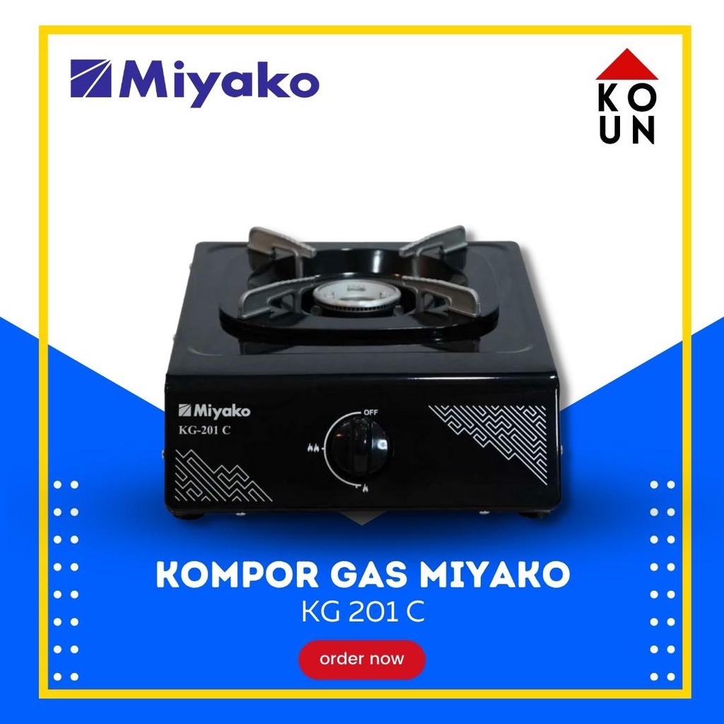 Jual MIYAKO KOMPOR GAS KG 101C / KG 11C / KG 201C / KG 101 C / KG101C