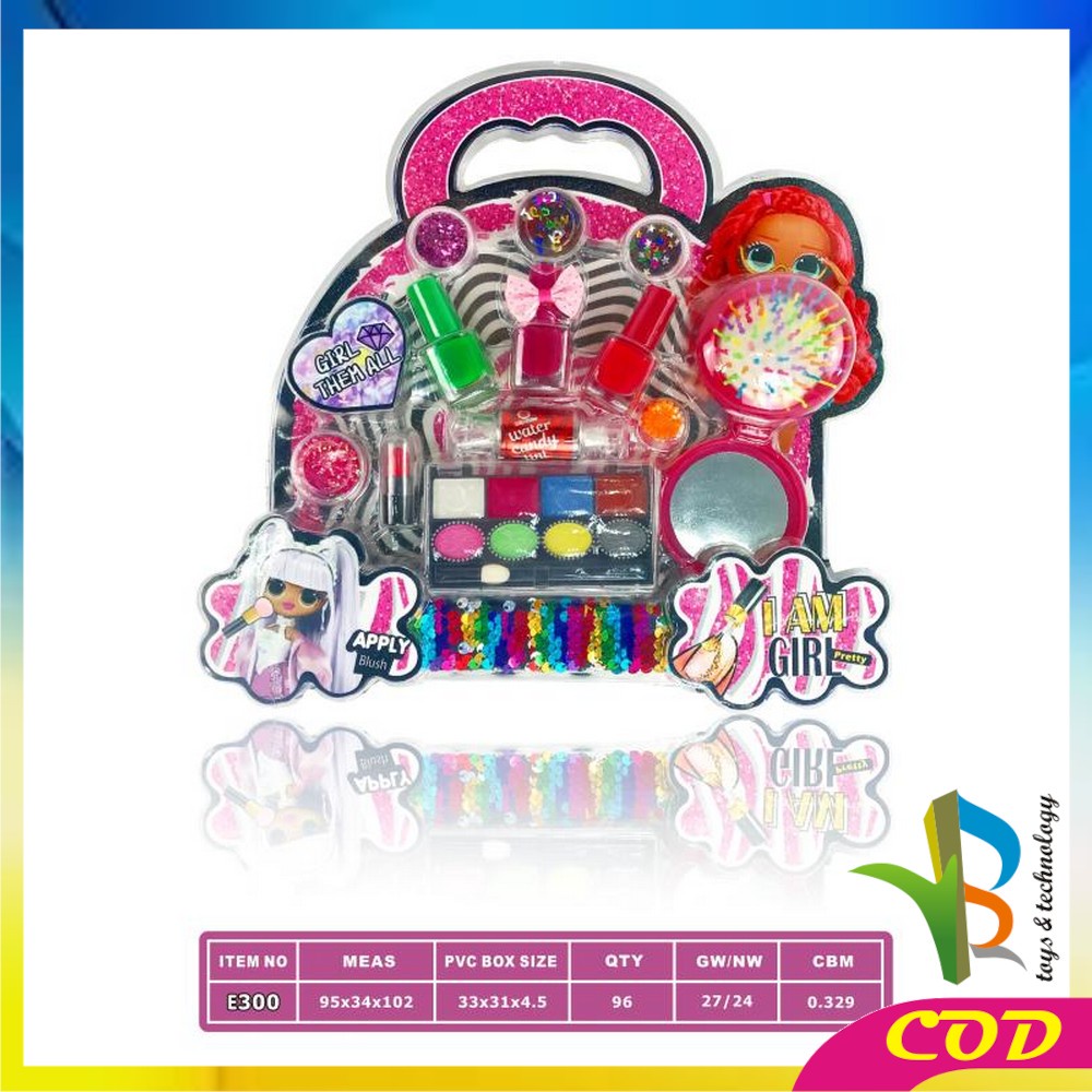 RB-M98 Mainan Anak Perempuan Make Up Kutek Set Mainan Anak Cewek Cat Kuku Nail Polish Manicure Toy