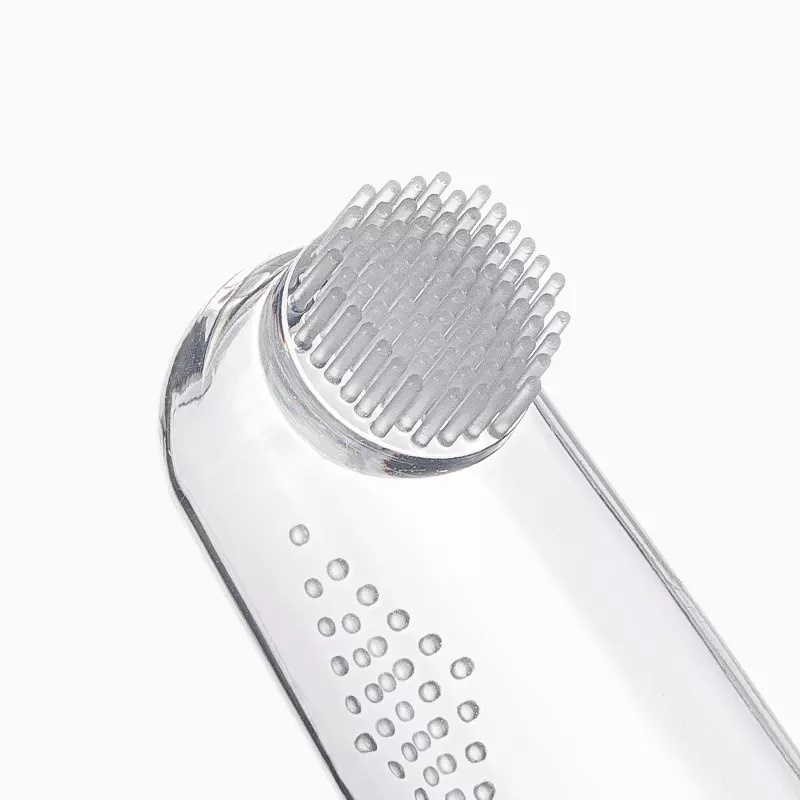 GOOGOO Sikat Gigi Jari Bayi Silikon / Finger Toothbrush with Case / Pembersih Mulut Bayi dengan Jari Ibu