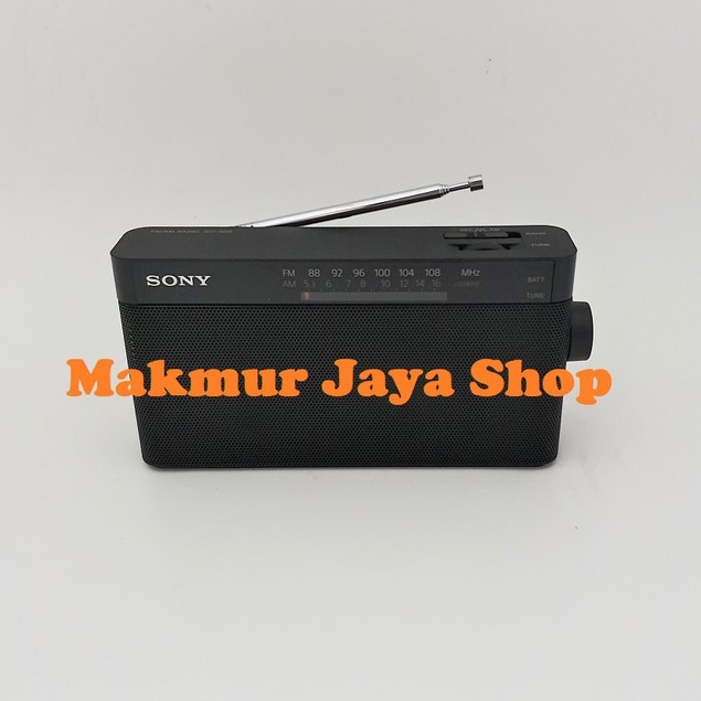 Radio Pocket / Radio Portable Sony ICF-306 (Hitam) Radio Portable Sony - Hitam