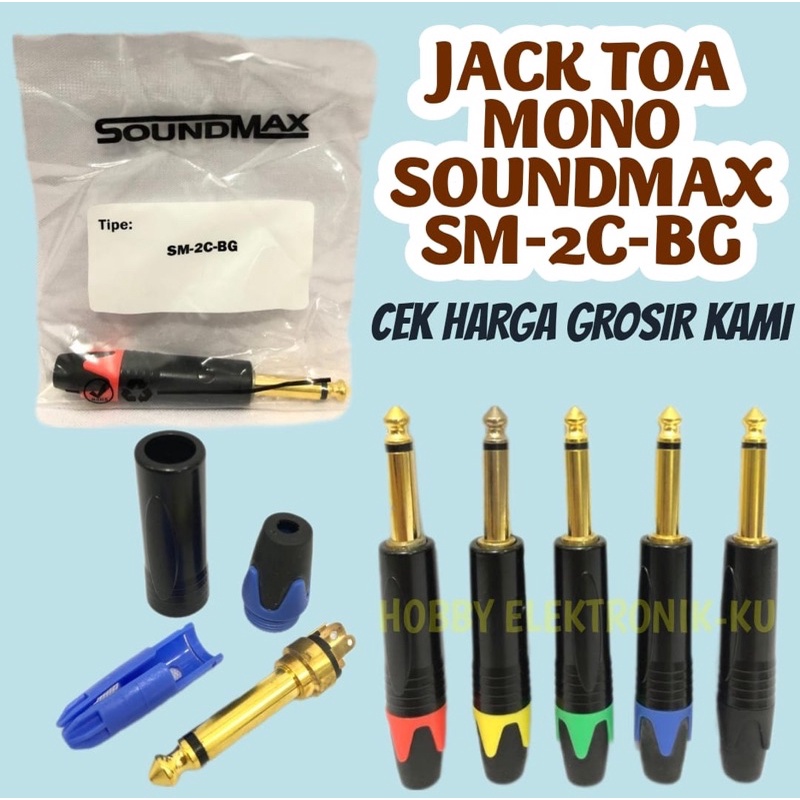 JACK TOA JEK AKAI MONO SOUNDMAX SM-2C-BC