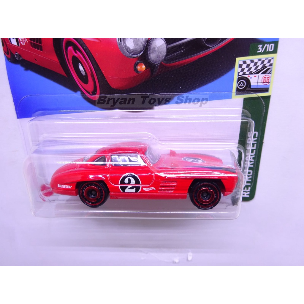 Hot Wheels Mercedes Benz 300 SL Merah No. 2