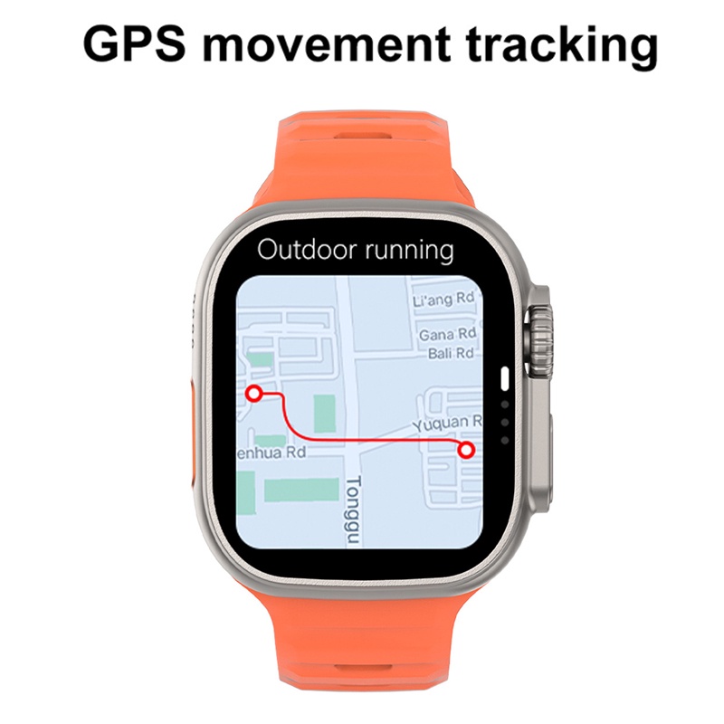 Garansi✅Original DT8 Ultra Smart Watch 49MM Series 8 Body Temperature Monitor NFC GPS Tracker Siri Game Bluetooth Call iwo Smartwatch
