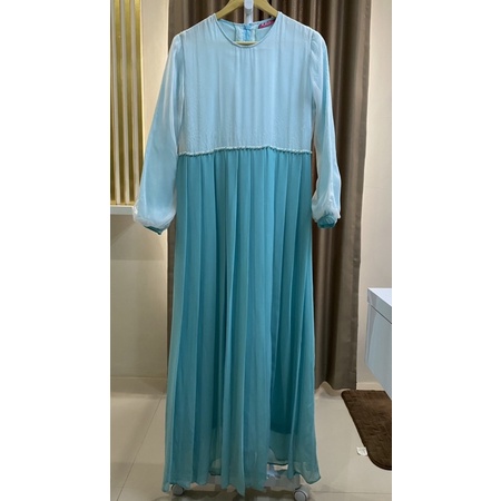 Gamis Wanita Soft Blue A-Zia for Karita