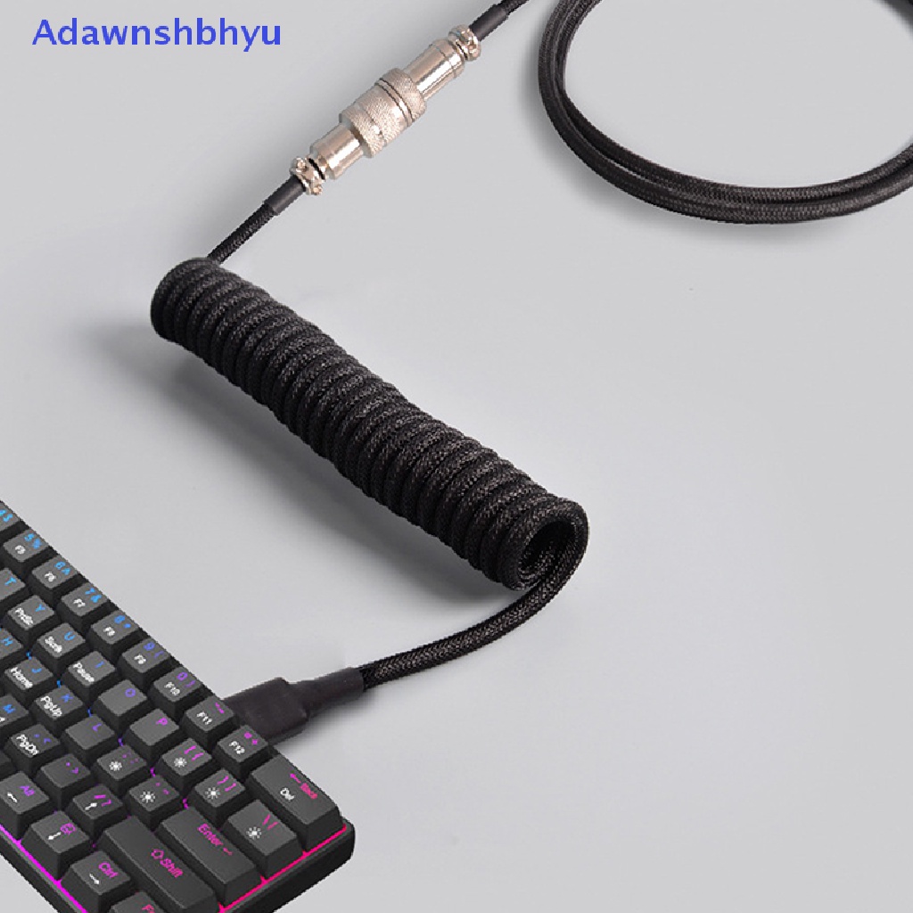 Adhyu Type-C Keyboard USB TypeC Kabel USB Keyboard Mekanik Coiled Aviator Wire 1.5m ID