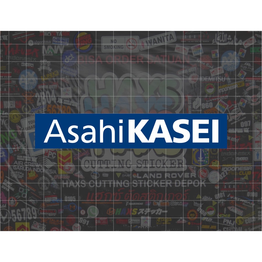 Cutting Sticker Asahi Kasei V2 Ukuran 11 Cm Untuk Motor Mobil