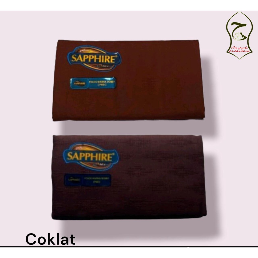 sarung sapphire PWD/Sarung Sapphire Polos Warna Dobby pakaian muslim pria