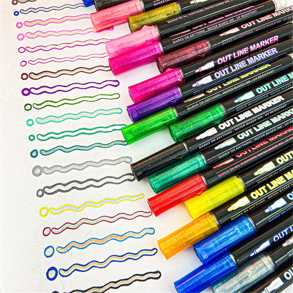 8pc /box Siswa Sekolah candycolor fluorescent Tangan Akun pen Stabilo Notebook Spidol