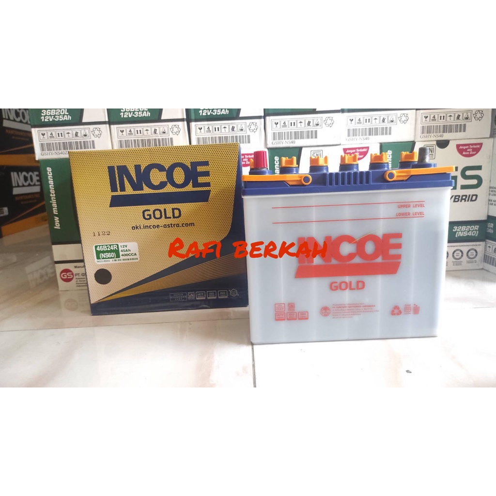 Jual Aki Mobil Daihatsu Xenia -Terios -Taruna INCOE GOLD NS60 Aki Basah