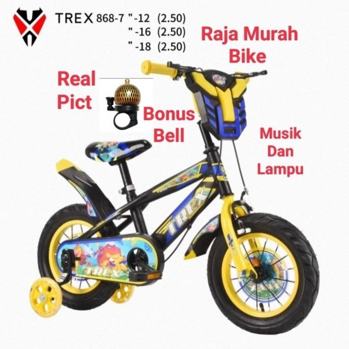 Sepeda Anak Laki Laki Bmx Trex Viper 12 Ban Besar Sepeda Anak Bmx Trex #Original