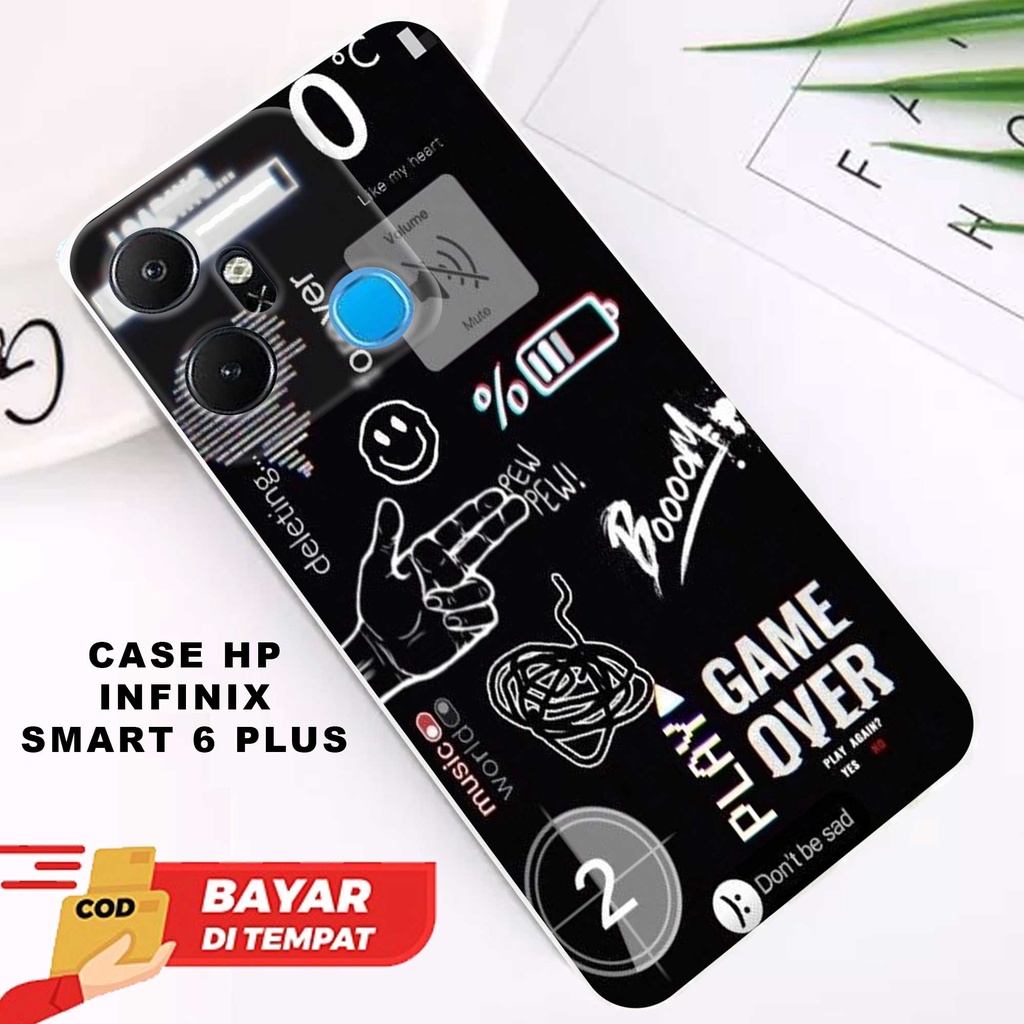 Case INFINIX SMART 6 PLUS TERBARU [NASA TICKET] Casing INFINIX SMART 6 PLUS - Case Hp INFINIX SMART 