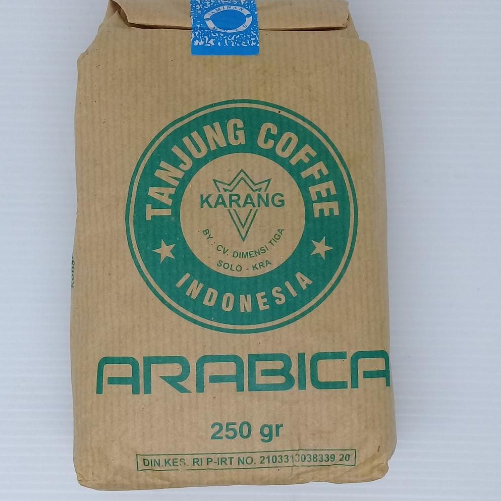 

Kopi TANJUNG ARABIKA 250 gram / TANJUNG COFFEE ARABICA /KOPI HITAM ㅈ