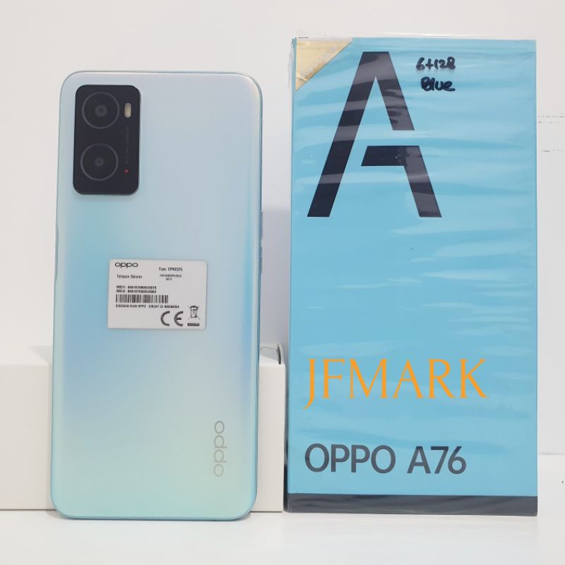 OPPO A76 RAM 6/128 SECOND FULLSET ORIGINAL LIKE NEW