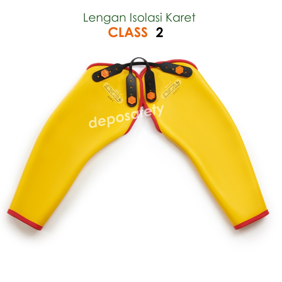 Insulating Slevees Class 0 - Class 1 - Class 2 - Class 3 - 20 Volt Novax - Pelindung Isolasi Karet Lengan Anti Listrik Class 20 Volt Class 30 Volt