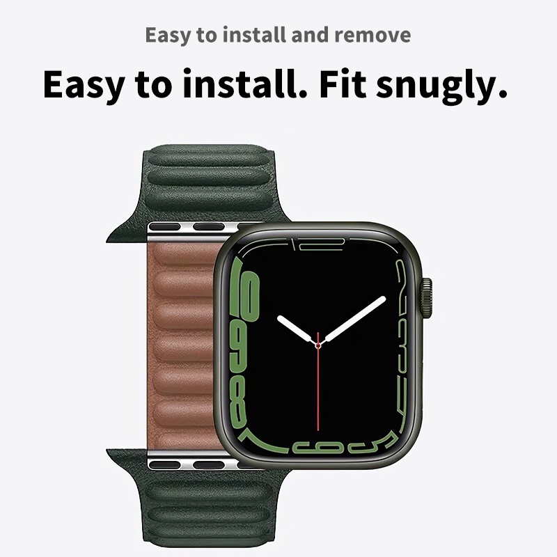 Tali❤️Leather Strap Link for Apple watch Series 7/6/5/4 and Apple watch series 3/2/1 38MM 41MM 42MM 44mm/45mm