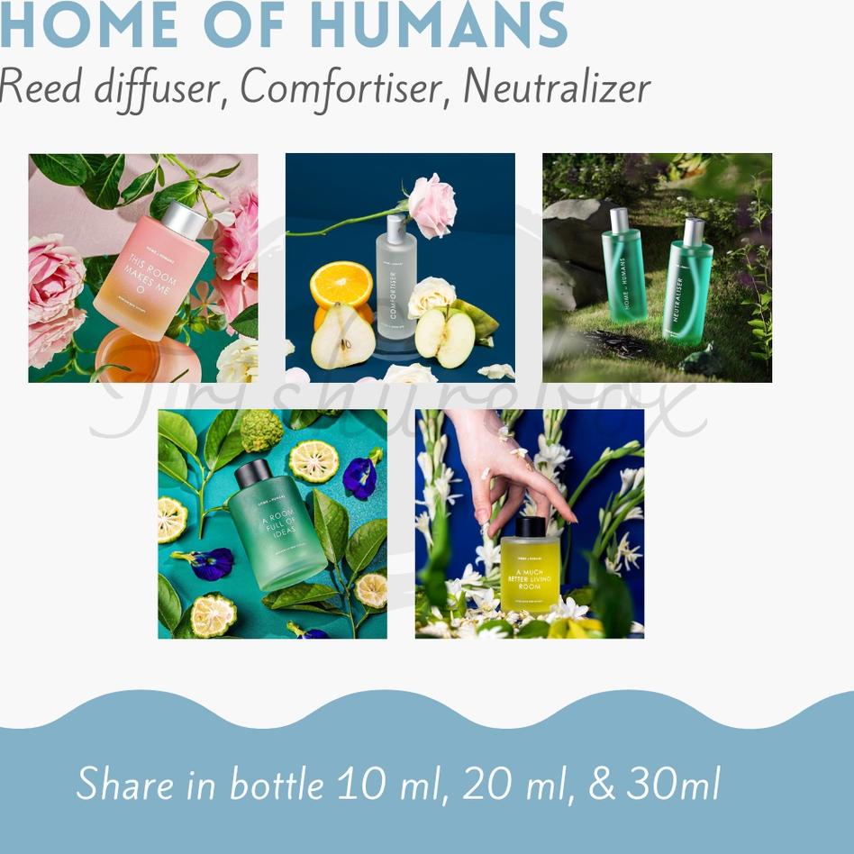 (Y-5&I✉) Decant Share Home of Humans HMNS Reed Diffuser Comfortiser / Neutralizer / This Room Makes 