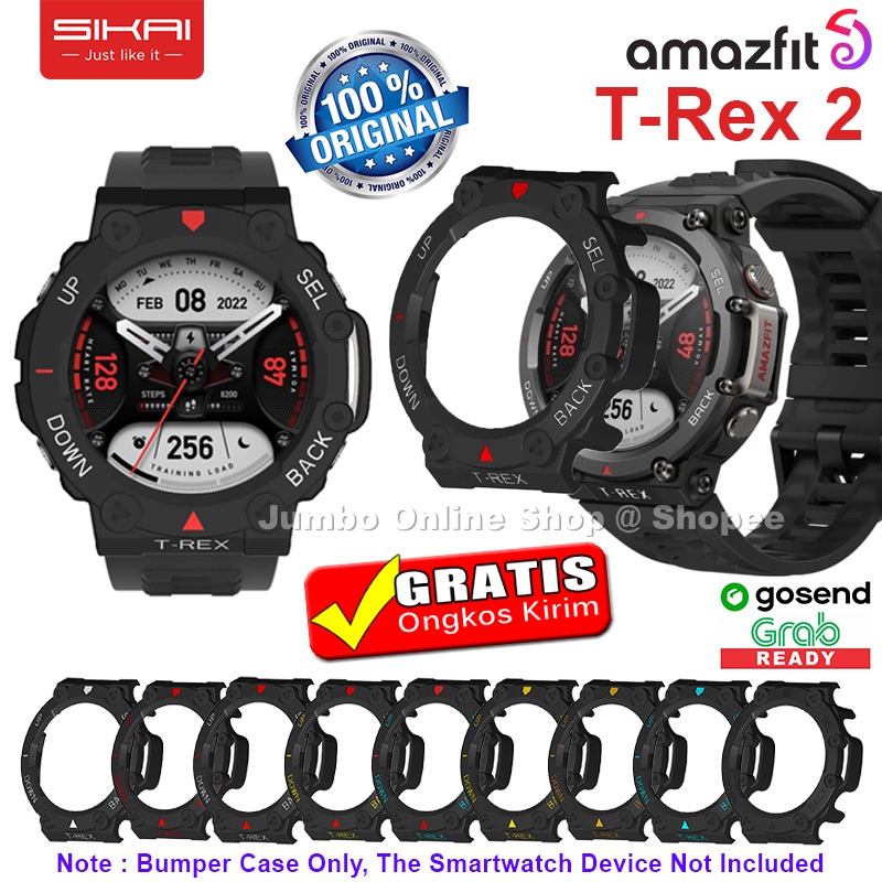 SIKAI Bumper Case Screen Protect for Amazfit T-REX 2 Frame Cover Amazfit TREX2