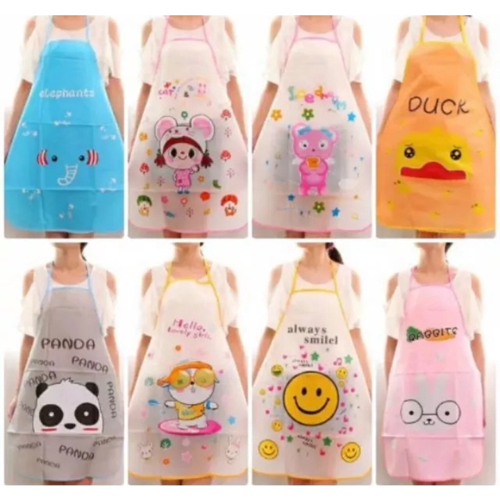 Celemek Karakter Anti Air isi 12 PCS Campur Karakter