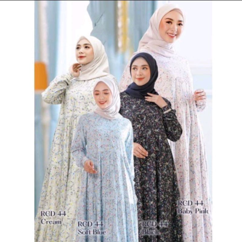 Gamis Rauna RGD 44 terbaru gamis dewasa