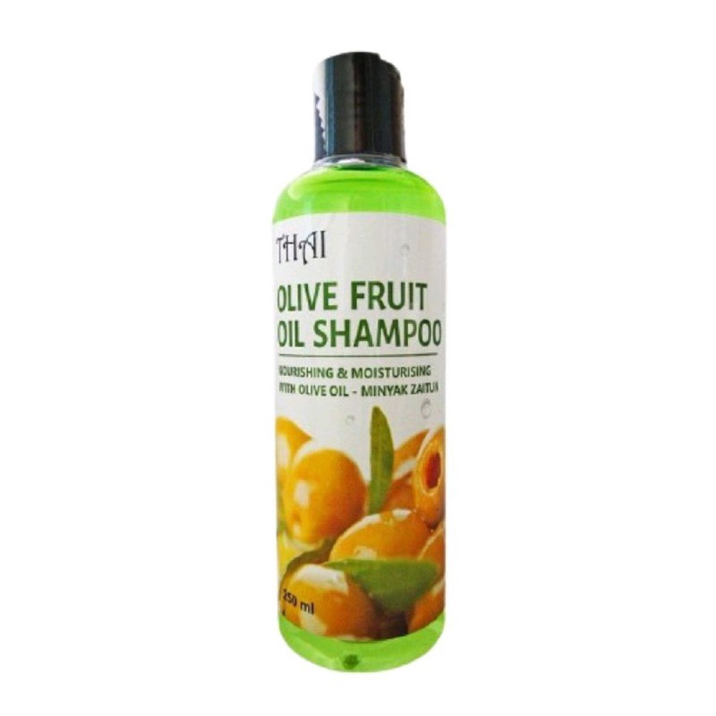 THAI SHAMPOO 250ML PERAWATAN RAMBUT MINYAK ZAITUN DAN ALOE VERA