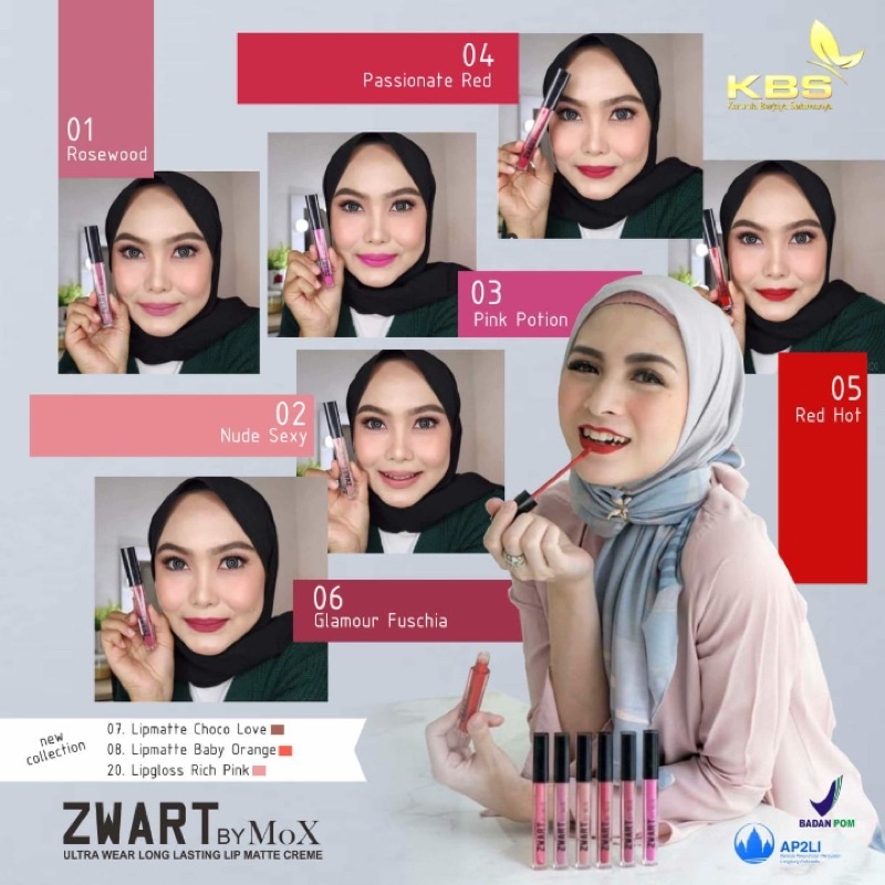 Lipstick Zwart by Mox