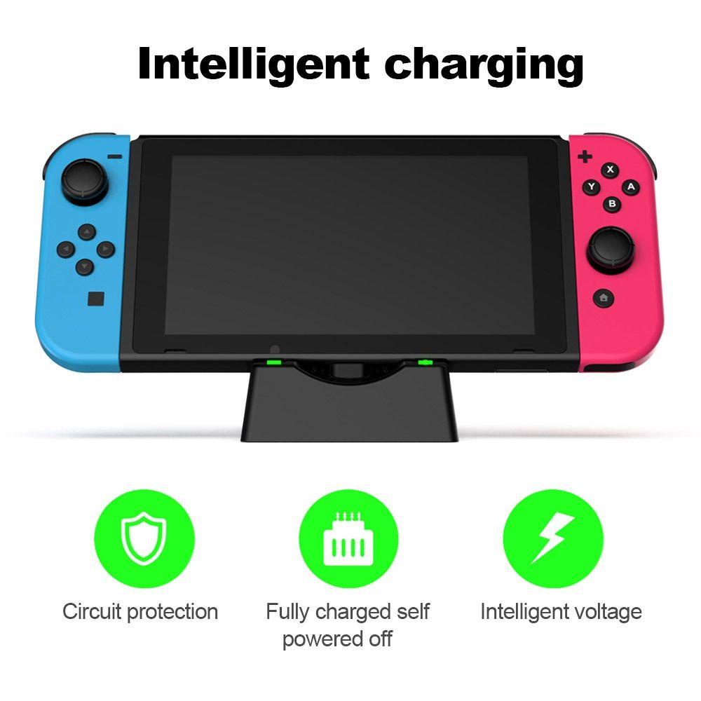 POPULAR Charging Dock Populer Adaptor Daya Kuat Chargers Games Game Controller Untuk Nintendo Switch