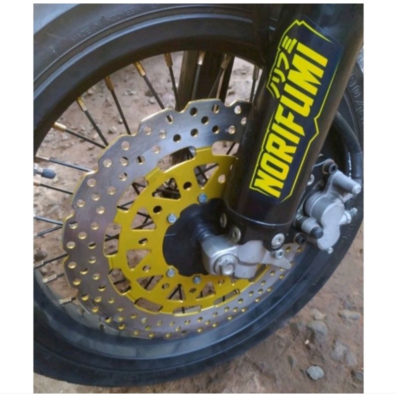 PIRINGAN CAKRAM SET SUPERMOTO CRF150 DEPAN 320MM/BELAKANG 220MM DILL SUPERMOTO CRF150 PNP
