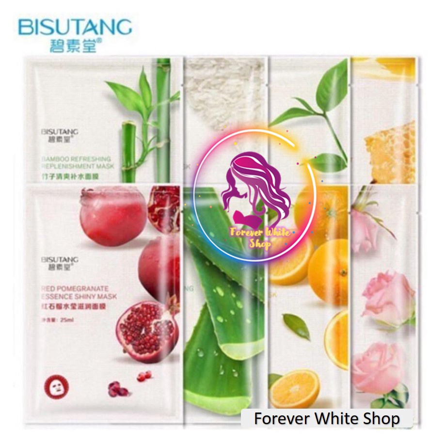 Bisutang Facial Sheet Mask Masker Wajah Organik Bisutang / Masker Korea Serum Glowing Masker Wajah P