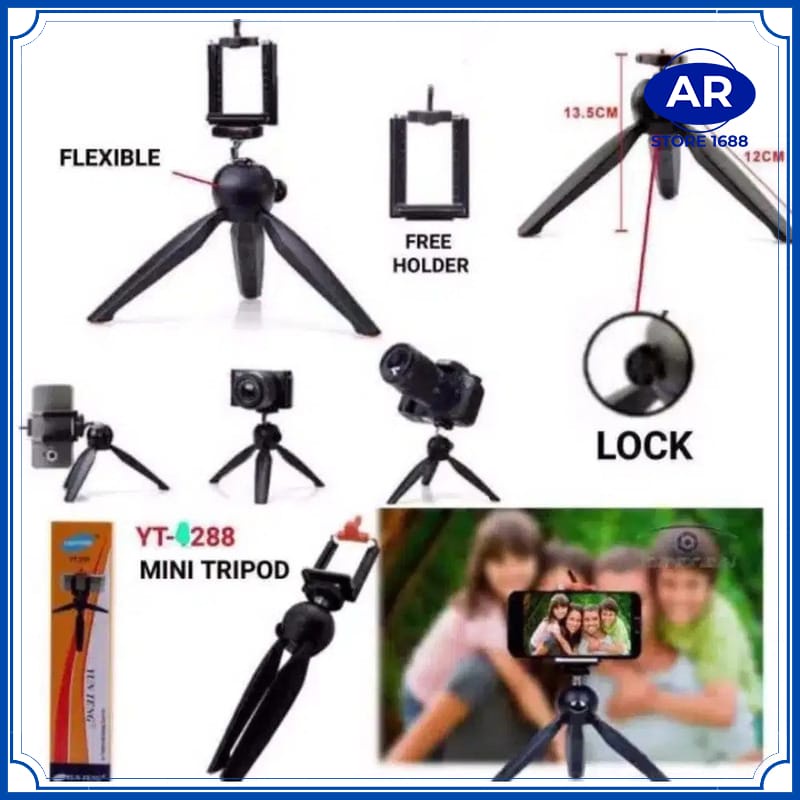 TRIPOD YUNTENG YT228 - TRIPOD YUNTENG MINI YT-228 FREE HOLDER U
