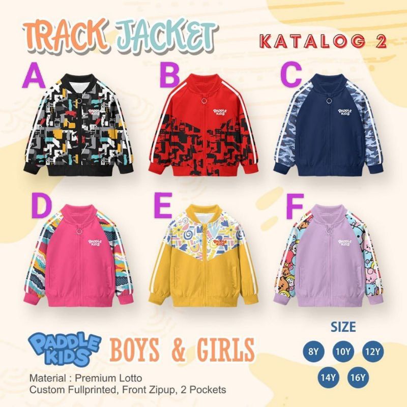 8-16T Paddle Kids Track Jacket Batch 2 *LIMITED QUOTA* / Jaket Lotto Anak Junior