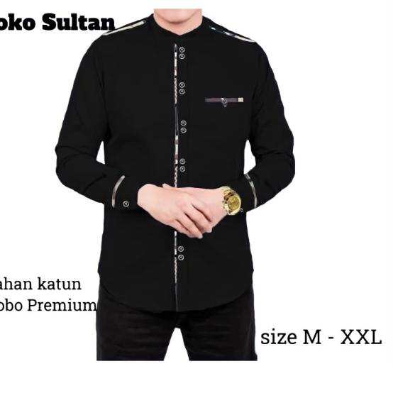 Koko SULTAN TERMURAH TERLARIS Baju Koko Pria Lengan Panjang Terbaru 2022 SULTAN TOJIRO
