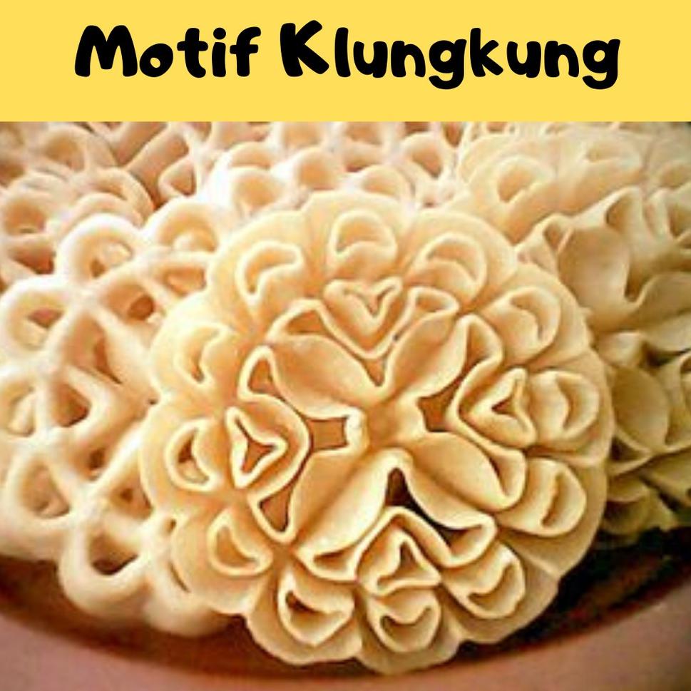 (V-B4B-✓) Cetakan Kue Seroja Besar atau Kue Kembang Goyang Motif Klungkung Bali Bahan Kuningan berku