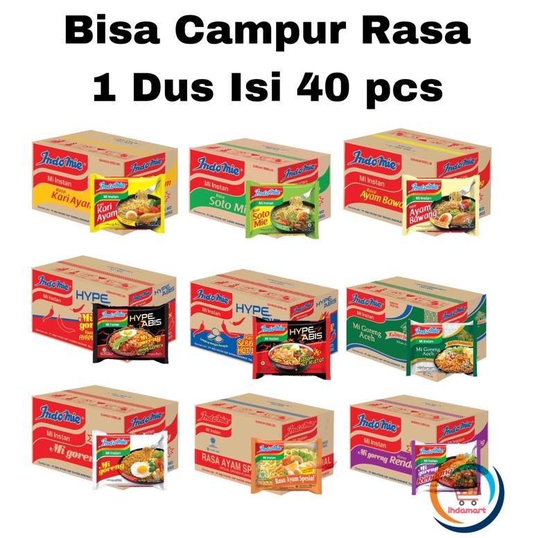 

12.12 Promo >> Indomie Goreng, Soto, Ayam Bawang, Hype Abis, Kari Ayam BISA MIX 1 Dus Isi 40 pcs