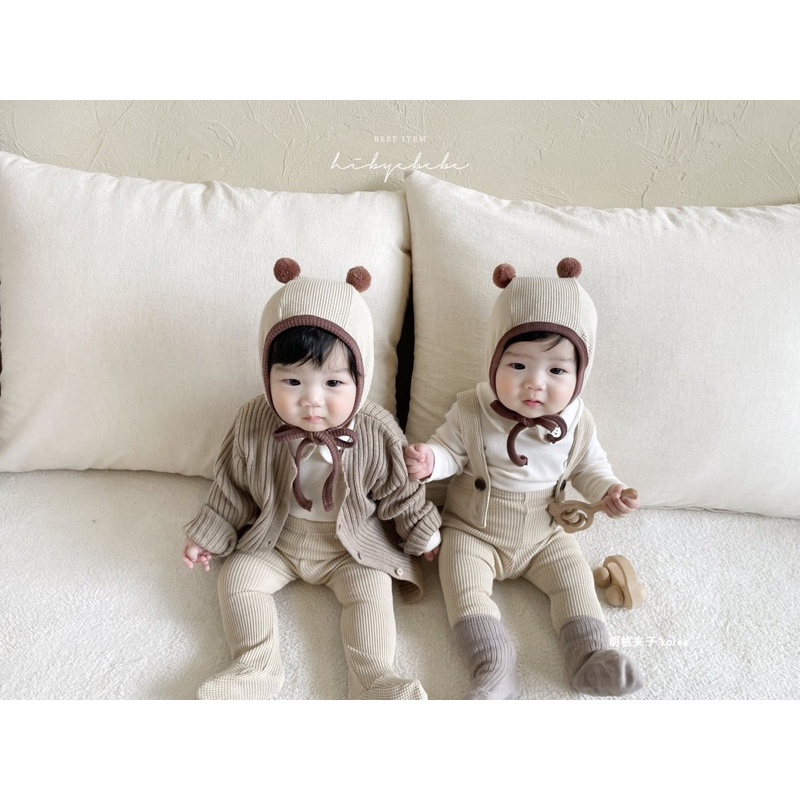 Dudu overall set bayi leging bayi set