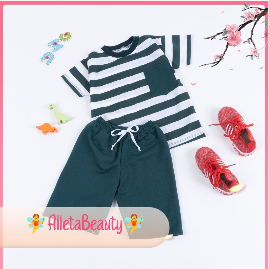 AB✓ SETELAN ANAK SALUR| SET KIANO SALUR KIDS | SET STRIPE 1-7TH