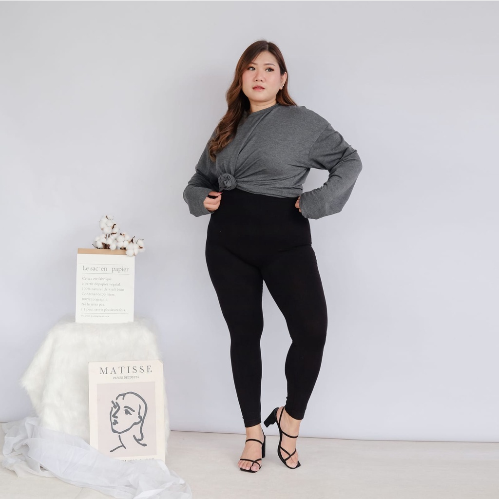 BIGWELL LEGGIING POLOS - CELANA LEGGING PANJANG WANITA - CELANA LEGGING WANITA BIGSIZE