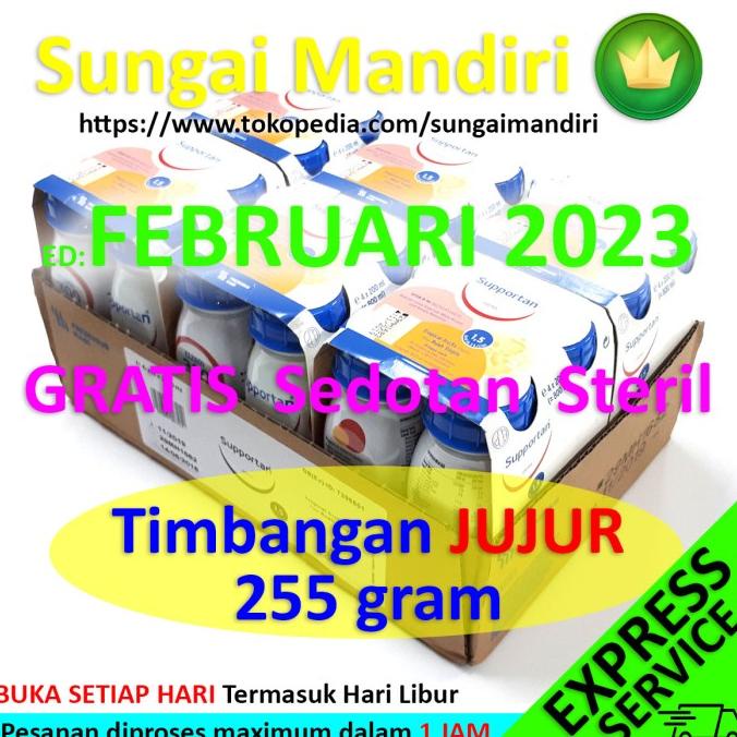 

Supportan Drink 200 ml - Minuman Nutrisi Suportan TERLARIS TERPERCAYA ORIGINAL