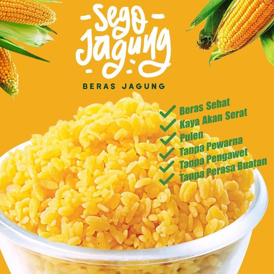 

Terlaris Beras Jagung 700gr Sego Jagung Alami Sehat Original