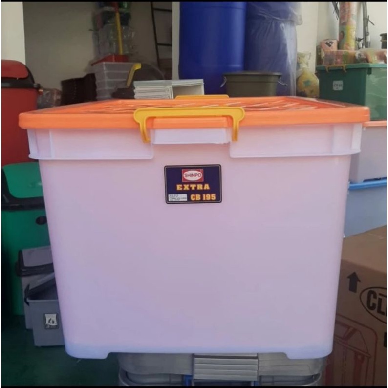 Box/Container Plastik Besar Shinpo Cb 195 Liter( By Kurir INSTAN)
