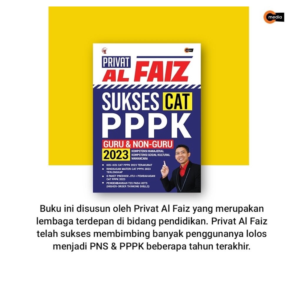 BUKU PRIVAT ALFAIZ SUKSES CAT PPPK GURU & NON GURU 2023 - AL-FAIZ