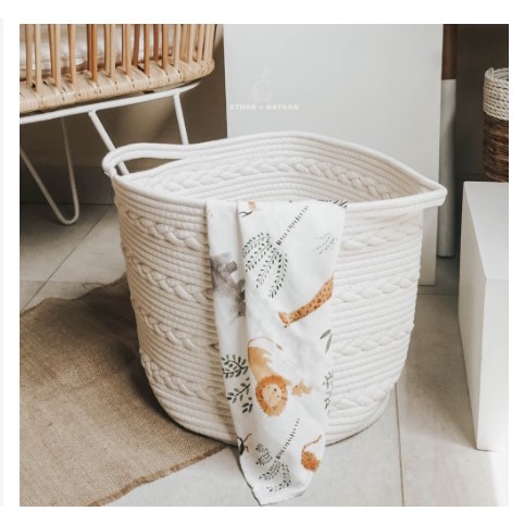 ETHAN &amp; NATHAN LAUNDRY BASKET ROPE Laundry Bag