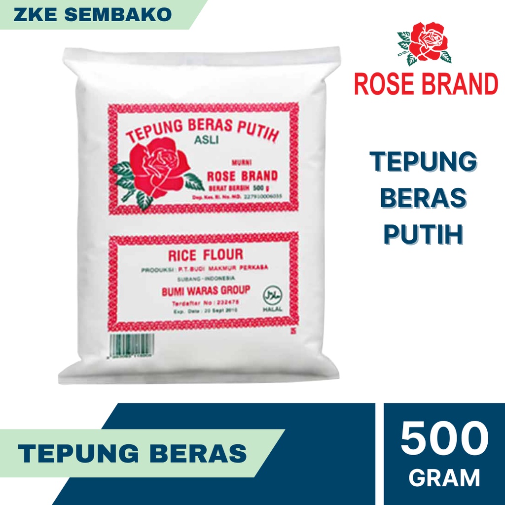 

Tepung Beras Rose Brand 500 gr