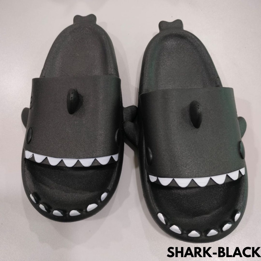 SANDAL WANITA BENTUK HIU COMEL COMFORTABLE INDOOR OUTDOOR BAHAN RUBBER IMPORT SHARK