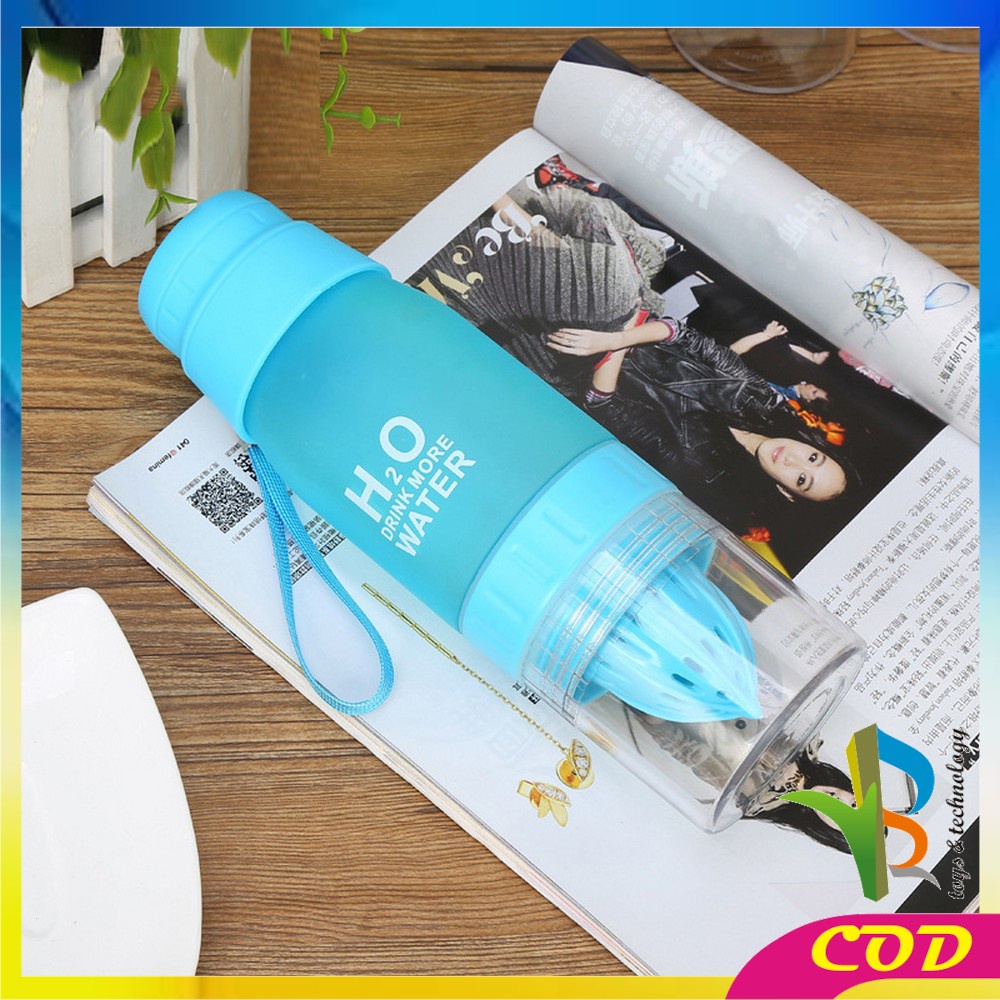 RB-C708 Botol Minum Infuser H2O Tempat Minum Tumbler Ada Alat Peras Jeruk Infused Water Sari Buah Botol Air Infuse