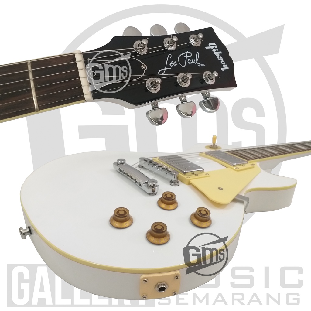 Gitar Elektrik Gibson Les Paul White Beauty